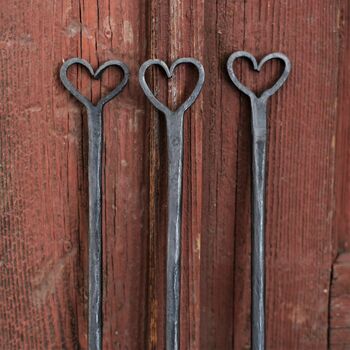 Hand Forged Heart Toasting Fork, 6 of 7