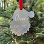 Personalised Santa Head Christmas Decoration 2024, thumbnail 4 of 7