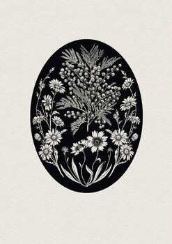 Language Of Flowers No Three. Illustration Print, 2 of 3