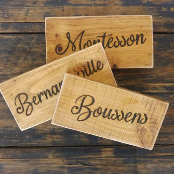 Personalised Wooden Name Sign, 4 of 5