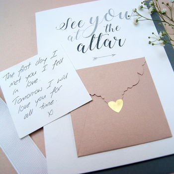 Wedding Day Card 'See You At The Altar', 3 of 7