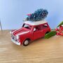 Christmas Red Car Ornament, thumbnail 1 of 3