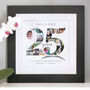 Personalised Silver Wedding Anniversary Collage, thumbnail 4 of 11
