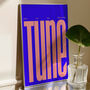 Put On My Favourite Tune Print | Typographic Poster | Wall Art | Aesthetic | Vinyl | Record | Trendy | Club | Raving | Music | Quote, thumbnail 1 of 10