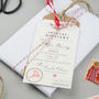 Personalised Christmas Sack Tag In Extra Large Or Small, thumbnail 2 of 3