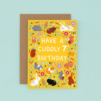 Any Age Pet Birthday Card, Girls Age Birthday Card, 9 of 9