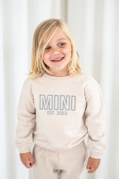 Mama Established Outline Embroidered Personalised Sweatshirt Jumper, 9 of 12