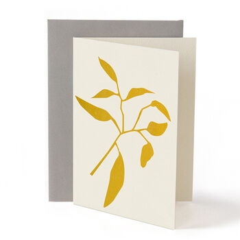 Eucalyptus Sienna Notecard, 2 of 2