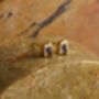Tanzanite Rock Earrings, thumbnail 4 of 5