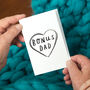 Step Dad 'Bonus Dad' Greeting Card, thumbnail 2 of 4