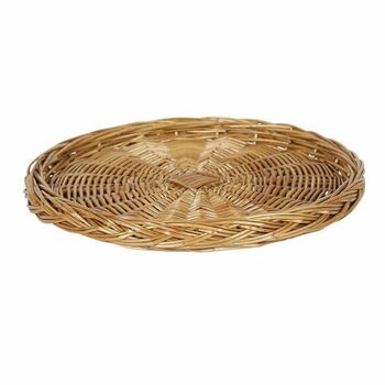 Round Wicker Display Tray, 2 of 4