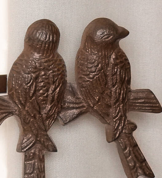 Set Of Two Country Birds Curtain Tie Backs By Dibor