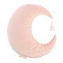 Misty Pink Velvet Moon Cushion, thumbnail 1 of 1