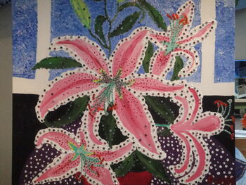 ‘Tiger Lily’ Needlepoint Canvas Kit, 8 of 10