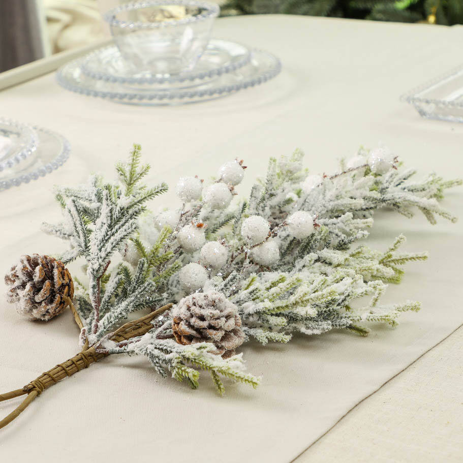 Nordic Pine Christmas Swag Table Centrepiece, 1 of 2