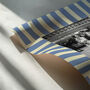Personalised Wedding Photograph Print With Stripe Border, thumbnail 8 of 12