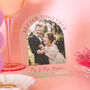 Personalised Glass Style Mr And Mrs Wedding Photo Frame, thumbnail 1 of 3