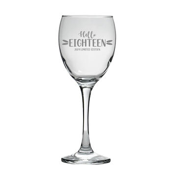 Personalised Birthday Themed Wine Glass, 6 of 7