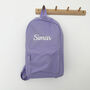 Personalised Canvas Toddler Backpack School/Nursery, thumbnail 1 of 4