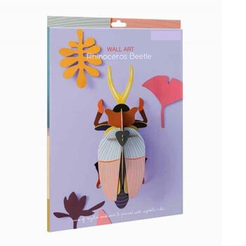 Giant Rhino Beetle Wall Decoration, 3 of 6