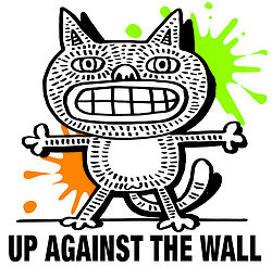 Up Against The Wall, colouring activity for all ages
