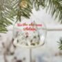 Personalised Ski Mountain Dome Bauble, thumbnail 2 of 4