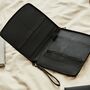 Personalised Embossed Travel Case Black, thumbnail 3 of 3