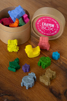 Dinosaur Themed Crayon Play Tub Set Of 16 Wax Crayons, 6 of 9