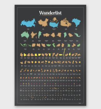 Wanderlist Scratch Off Poster, 4 of 5