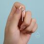 Sterling Silver Long Bars Huggie Hoop Earrings, thumbnail 2 of 12
