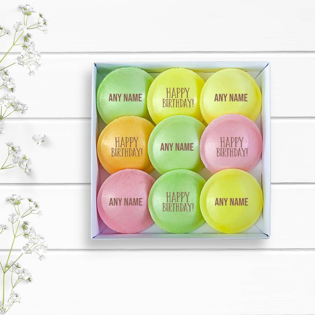 Personalised Flying Saucers Birthday Gift By My Personalised Sweets