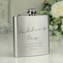 Personalised Wedding Hip Flask, thumbnail 1 of 2