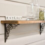 Art Deco Wall Shelf Reclaimed Wood, thumbnail 1 of 6