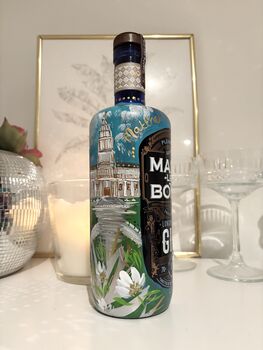 Personalised Hand Painted Engagement Story Bottle, 5 of 7