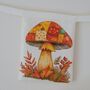 Whimsical Mushroom Decorative Bunting Garland, thumbnail 2 of 7