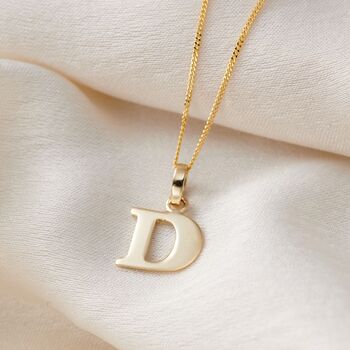9ct Gold Letter Charm Necklace, 2 of 3