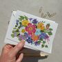 Whimsical Flower Garden A6 Folded Note Cards And Envelopes, thumbnail 1 of 10