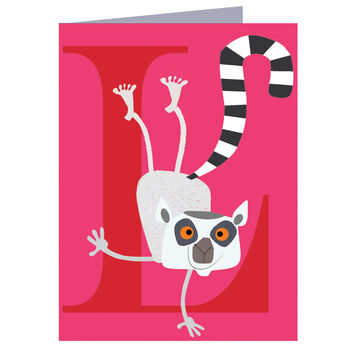 Mini L For Lemur Card, 2 of 5
