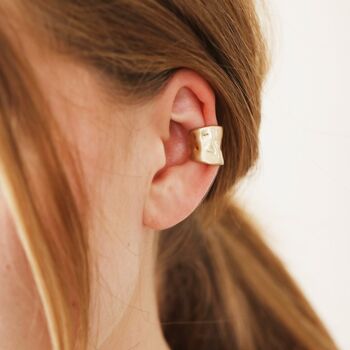 Wide Organic Finish Ear Cuff, 9 of 9