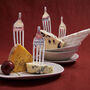 Personalised Vintage Silver Plated Cheese Markers Set, thumbnail 1 of 3