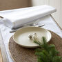 White Table Runner With Pom Pom Edge, thumbnail 2 of 3