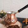 Handmade Copper Coffee Making Set – Solid Copper Pot And Jar Set, thumbnail 2 of 5