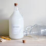 Refillable Demijohn Bottle With Personalised Label, thumbnail 4 of 8