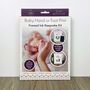 Baby Hand Or Foot Print Framed Ink Keepsake Kit With Two Designs, thumbnail 10 of 12