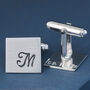 Personalised Sterling Silver Groom Cufflinks, thumbnail 4 of 9