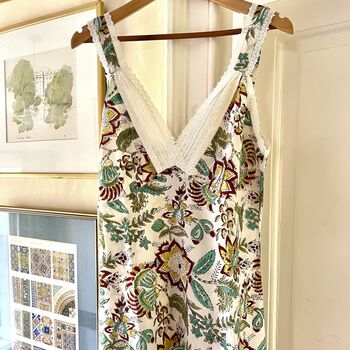 Lacey Nightie In Tea Garden Floral, 2 of 8