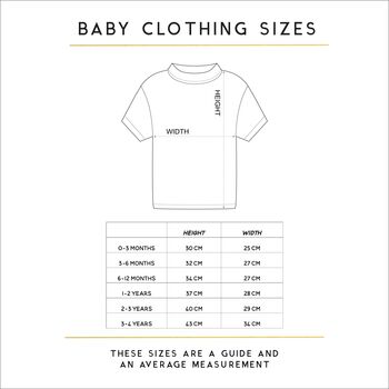 Personalised Palm Initial Baby Grow, 6 of 8