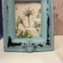 Small Blue Distressed Photo Frame 3x2 Inch, thumbnail 5 of 8