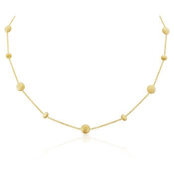 Garda 18ct Yellow Gold Plated Nugget Necklace, 3 of 5