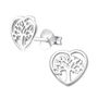 Sterling Silver Tree Of Life Earrings In A Gift Tin, thumbnail 3 of 12